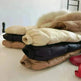 Solid Color Fur Collar Down Jacket Baby Long Section - EX-STOCK CANADA