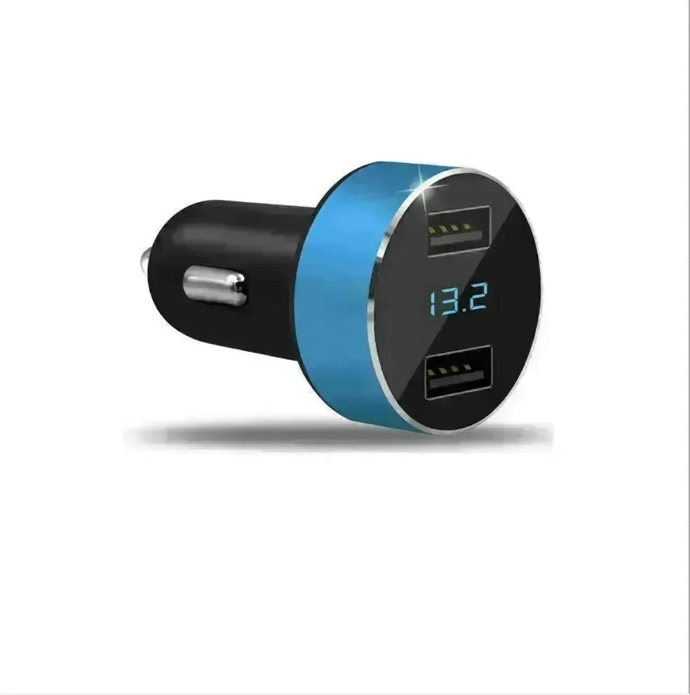 Automobile Smart Digital LED display car charger - EX-STOCK CANADA
