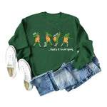 Women's Christmas Printed Long Sleeved  Pullover Sweatshirt - EX-STOCK CANADA