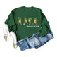 Women's Christmas Printed Long Sleeved  Pullover Sweatshirt - EX-STOCK CANADA