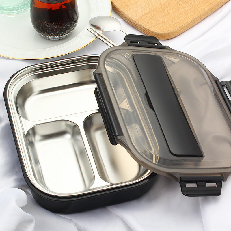 Stainless steel student lunch box EX-STOCK