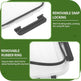 Glass Food Storage Containers With Lids - 5 Airtight Food Storage Containers 