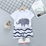 Kids' Cotton Cartoon T-Shirt & Shorts Set — product view 5 of 6 | EX-STOCK