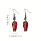 Halloween Earrings Ins Style Red Bat Spider Retro Earrings Jewelry EX-STOCK