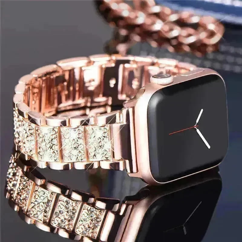 Female Jewelry Chain Watch Strap Bracelet Wrist band suitable for Apple Watch - EX-STOCK CANADA