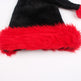 Black Christmas Hat Halloween Plush Hat Thickened Plus-sized Christmas Hat EX-STOCK Canada 