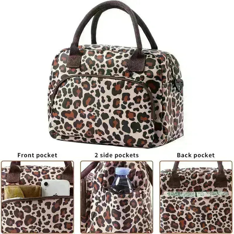 Oxford Cloth Insulation Portable Lunch Bag Outdoor