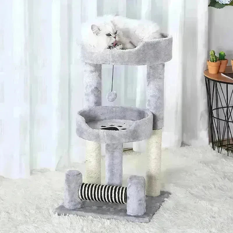 Cat Litter, Cat Tree, All-season General Purpose, Sisal Grinding Claw Toy Cat Supplies - EX-STOCK CANADA