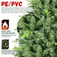 Artificial 6ft Green Christmas Tree With 1339PVC Hard Needle Mixed Branch Tips EX-STOCK Canada 