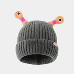 New Cute Luminous Fall Winter Warm Ear Protection Wool Cartoon All-matching Knitted Beanie Hat - EX-STOCK CANADA