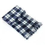 Handmade Autumn And Winter Velvet Fleece Plaid Scarf - EX-STOCK CANADA