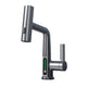 Intelligent Digital Display Faucet Pull-out Basin Faucet Temperature Digital Display Rotation EX-STOCK Canada 