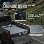 Truck Bed Air Mattress For 6.0-6.5ft Full-size Short Beds, Easily Inflates And Deflates With Built-In Rechargeable Air Pump Camping Bed Outdoor Mattress EX-STOCK