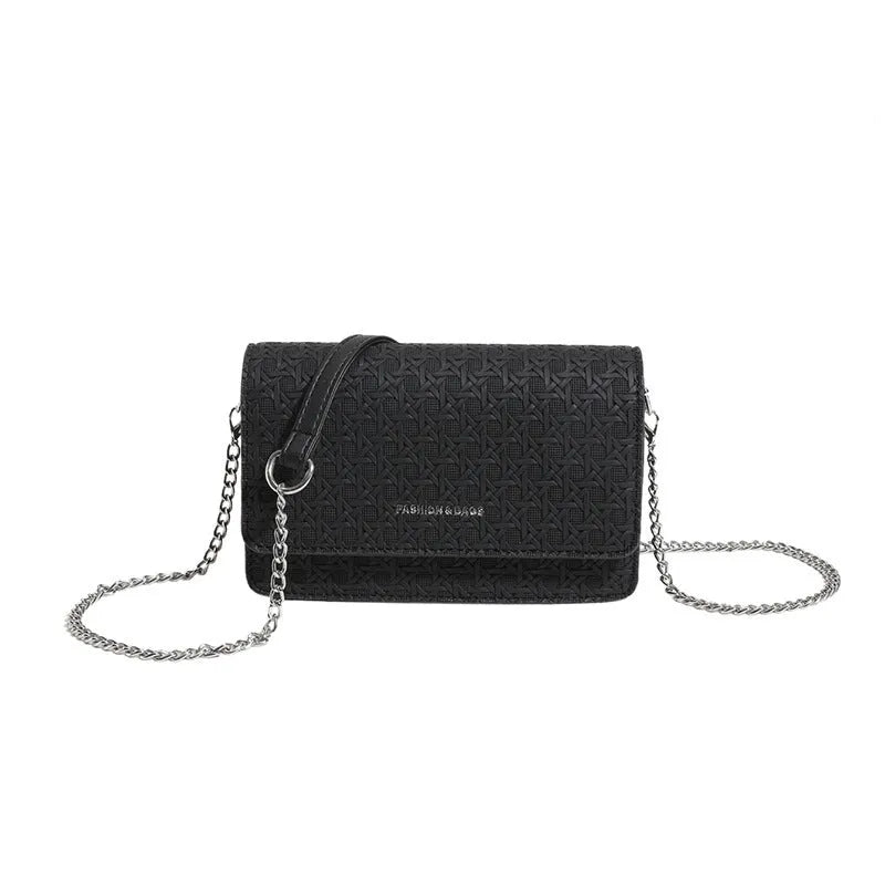 Luxury Women's Chain Embossed Square flap Shoulder Bag for women - EX-STOCK CANADA