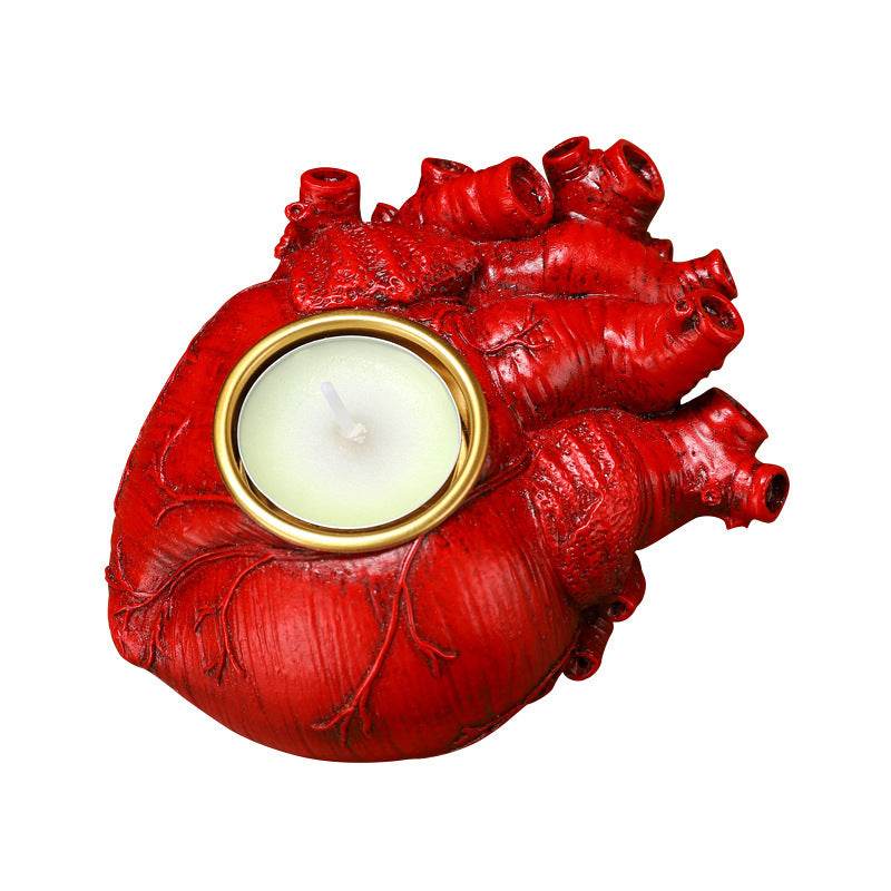 Halloween Heart Candlestick Decoration Horror Decoration Props - EX-STOCK Canada