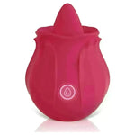 Rechargeable Rose Toy With Tongue Licking Best Clitoral Stimulator for Women - EX-STOCK CANADA