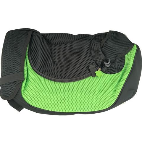 Green Pet Sling Carrier Bag – Breathable Mesh Shoulder Bag for Small Dogs & Cats | S & M | 5 Colours 2