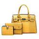 Crocodile Pattern New Fashion 3 in 1 cooperate Work leather Handbag - EX-STOCK CANADA
