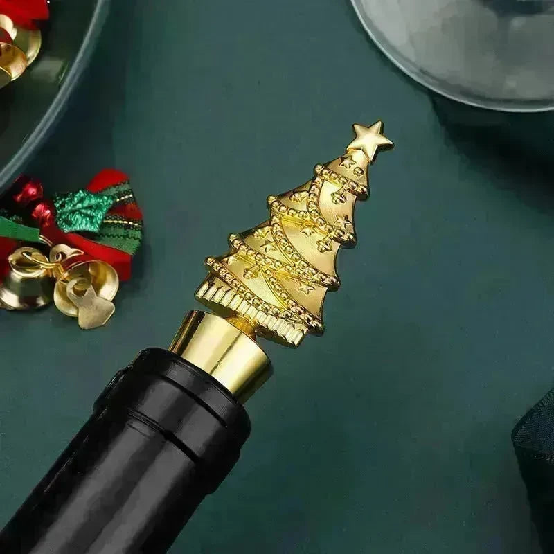 Creative Christmas Tree Wine Stopper Sealed Wine Bottle Stopper - EX-STOCK CANADA