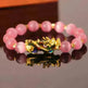 3D Gold Plated PiXiu Crystal Beaded Bracelet - EX-STOCK CANADA