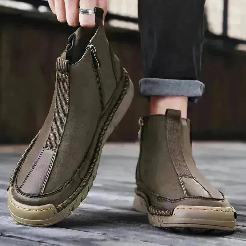 Slip-on High-top Casual Martin Boots for Winter