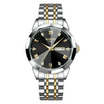 Reloj de correa de acero de cuarzo para hombres