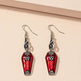 Halloween Earrings Ins Style Red Bat Spider Retro Earrings Jewelry EX-STOCK