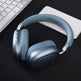Silent Blue wireless over-ear headphones with Bluetooth 5.3