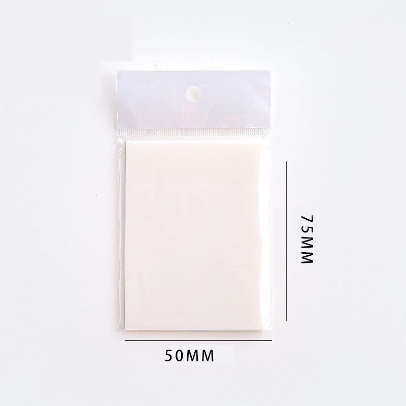 PET Transparent Post-it Notes Waterproof Material Sticky Notes 