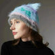 Cute Cat Ears Knitted Hat Earflaps Slipover Woolen Cap Beanies - EX-STOCK CANADA