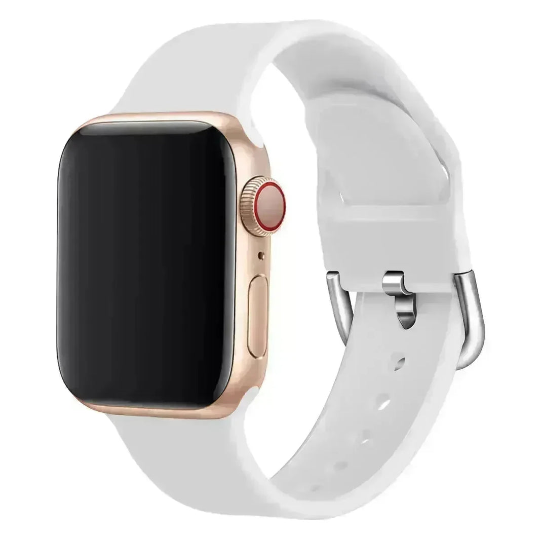 Watch strap solid color silicone watch buckle strap - EX-STOCK CANADA