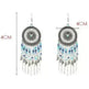 Beaded fringed hollow earrings - EX-STOCK CANADA