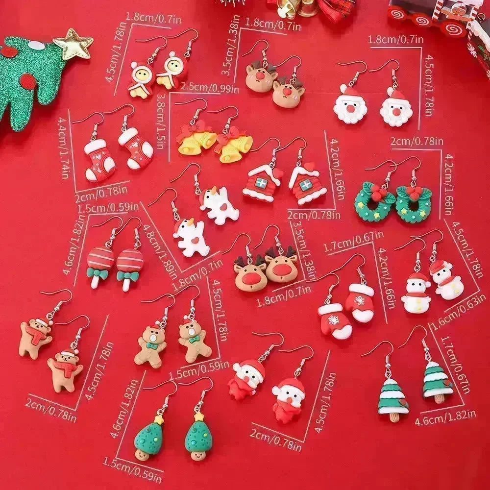 Creative Cartoon Christmas Earrings Fashion - EX-STOCK CANADA