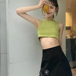 Summer Halter neck tank Tops and Skirt Outfit set - EX-STOCK CANADA