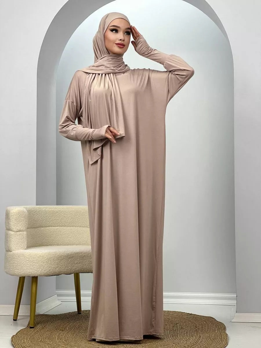 Women's Muslim Robe Polyester Fiber EX-STOCK Canada 