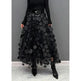 Women's Retro fashion Line  Midi Maxi Prairie Skirt - EX-STOCK CANADA