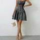 Chic Personality Street Splicing Sling Denim Mini Dress - EX-STOCK CANADA