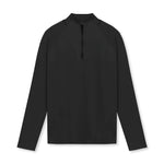 Men Quick Drying Long Sleeve Half Zip Activewear Muscle Fitted shirt Workout Gym T-shirt Top - EX-STOCK CANADA