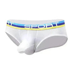 Silk Quick dry Breathable Ball sack Briefs with Pouch underwear men.