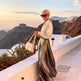 Satin Long Sleeve Shirt & Glossy pleated maxi Skirt 2pcs - EX-STOCK CANADA