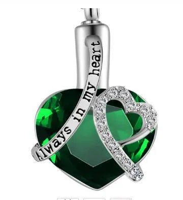 Crystal Heart Pendant - EX-STOCK CANADA