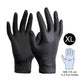 1 00pcs Black Disposable Nitrile Gloves Mechanic Blend Powder Free Industry--XL 