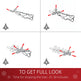 6FT Artificial Christmas Tree Xmas Pencil Tree Holiday Home Indoor Decoration With Foldable Black Stand For Party, Green EX-STOCK Canada 