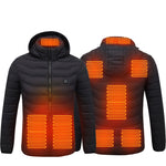 Men's electric heated hooded puffer jacket | EX-STOCK Canada product gallery image 11