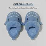 Winter Shark Slippers Detachable Warm Fuzzy Slippers Bedroom House Shoes Women - EX-STOCK CANADA