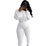 Ladies Autumn 2pcs Athleisure wear Outfit set - EX-STOCK CANADA