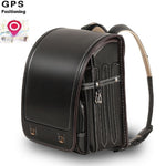 Kids' Ergonomic Spine-Protection School Backpack – Waterproof PU, Grades 1–6 (Standard & GPS Positioning)