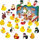 Advent Calendar 2024 - Rubber Ducks For Boys, Girls, Kids, And Toddlers - Rubber Ducky Bath Toy - Creative Christmas Gifts - Perfect For Decoration, Party Favors, Birthday - EX-STOCK CANADA