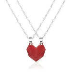 Creative Magnet Necklace Love Heart Broken Men And Women - EX-STOCK CANADA