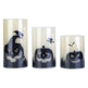 3 Pack Halloween Flameless Candle Lamp With Timer Setting Battery Operated Warm Orange Light Candles For Halloween Party Decoration - EX-STOCK Canada